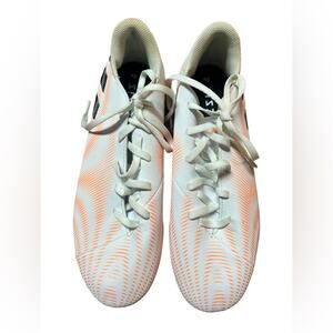 Adidas Nemeziz .4 Men's Size 7.5 Shoes White Orange Low Top Soccer Cleats